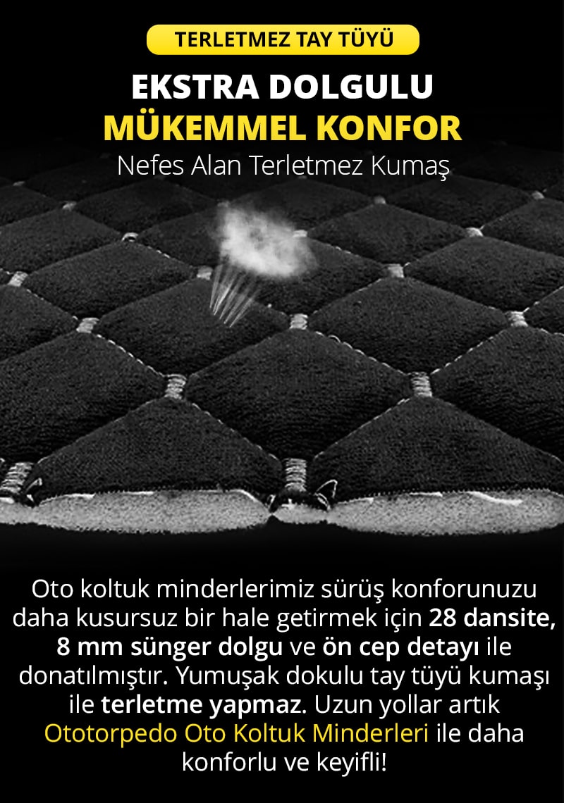 Oto Koltuk Minder Seti