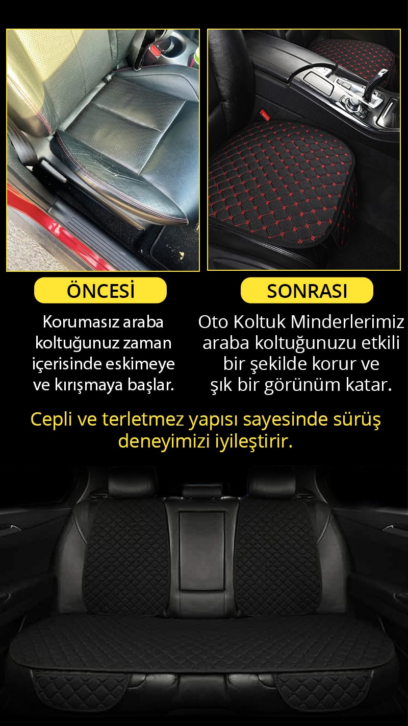 Oto Koltuk Minder Seti
